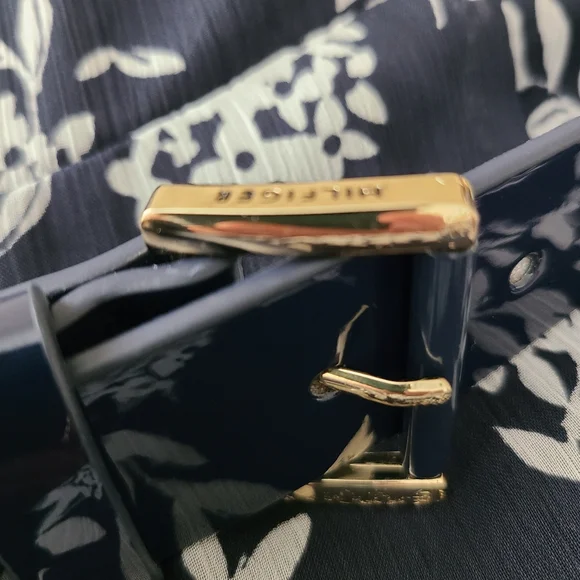 Tommy Hilfiger Floral Printed Belted Halter Midi Dress Size 4 - Picture 6 of 16